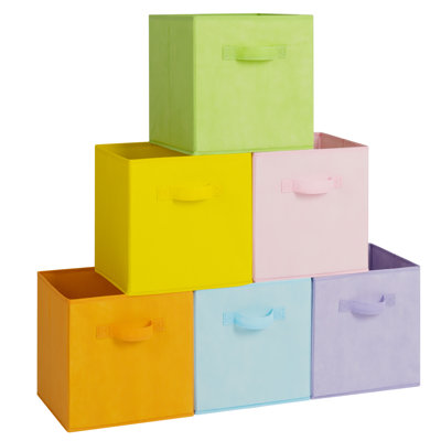 6 Pack Fabric Storage Cube