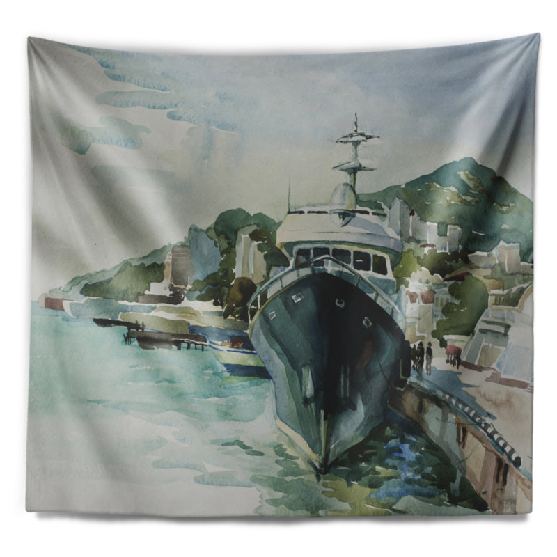 Polyester Tapestry, 50" H x 60" W
