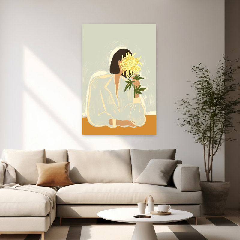 Art contemporain contemporain, H 60 po x l 40 po
