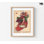 Anthropomorphique carte de l'Irlande, décoration de maison irlandaise, carte Cool de l'Irlande, Antique irlandais Home Office Decor, bibliothèque murale, art
