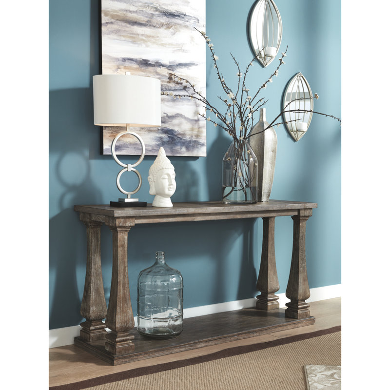 Danyar 60'' Console Table, Weathered Gray