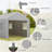 10 Ft. W x 20 Ft. D Heavy Duty Carport Portable Garage Large Carport with Breathable Windows-113339494