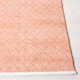 Evansdale Geometric Handmade Flatweave Cotton Orange Area Rug