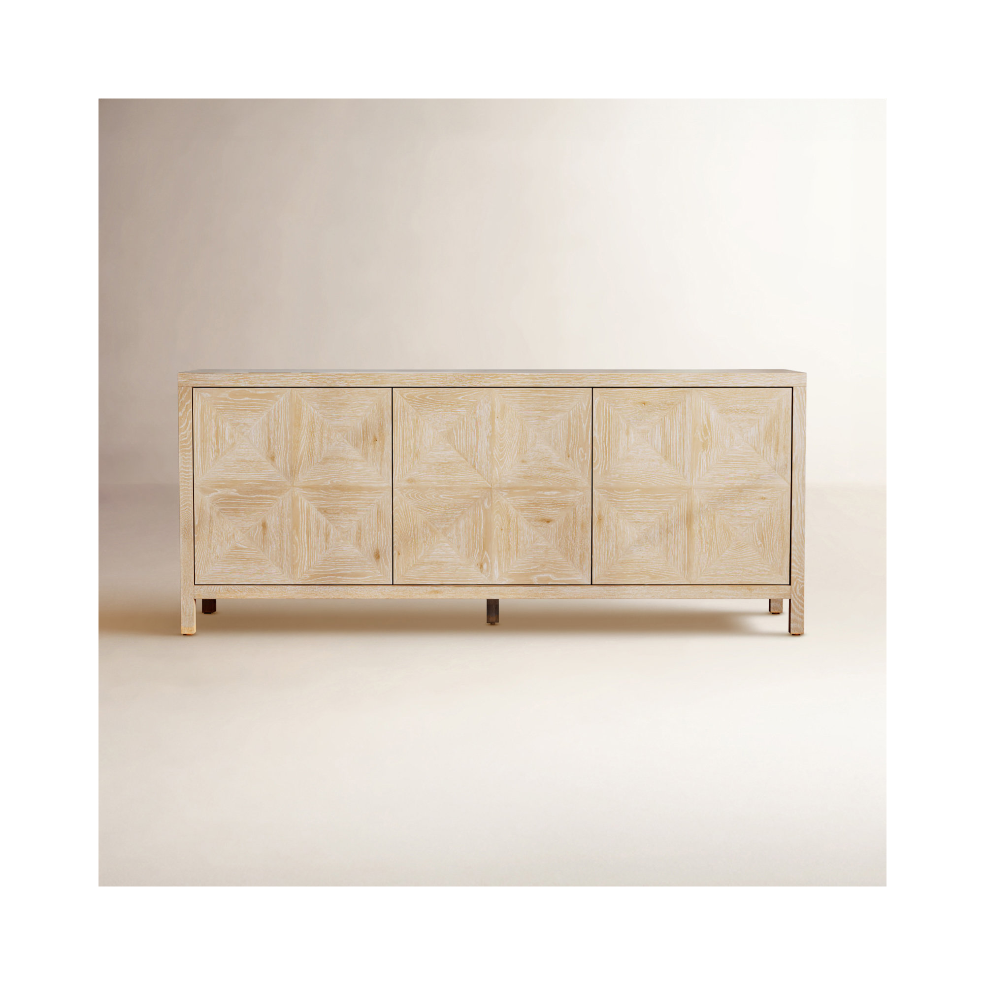 Sadie 76'' Media Console, Natural Oak