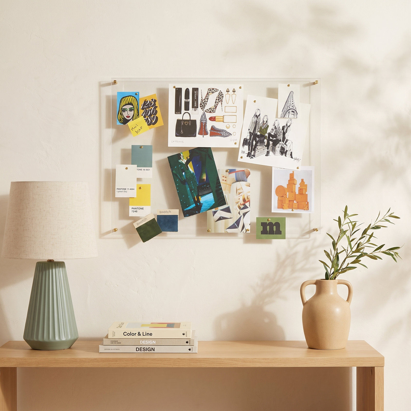Memo Board Picture Frame, Gold, 27” x 39”