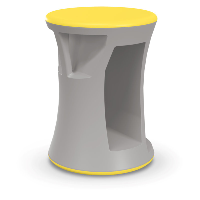 Tabouret de salle de classe 17 po Flipz, Jaune