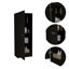 Garde-manger à une porte Belleria avec quatre tablettes intérieures, rangement autoportant-1157984169