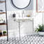 Ensemble de montage en surface pour lavabo de salle de bain 17 po x 29 po Mode