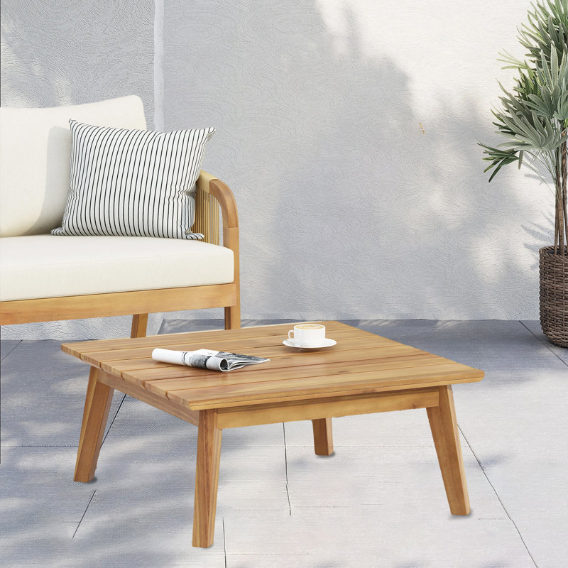 Table basse en bois d'acacia Crowne