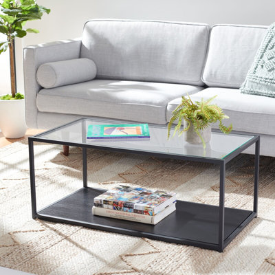 Clybourne Glass Top Single Coffee Table