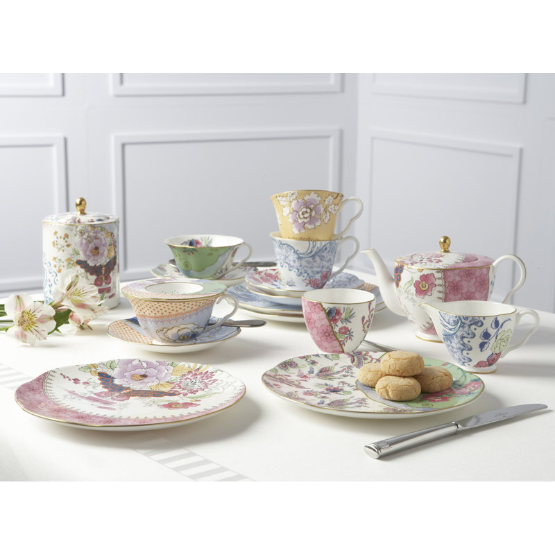 Butterfly Bloom China Teapot