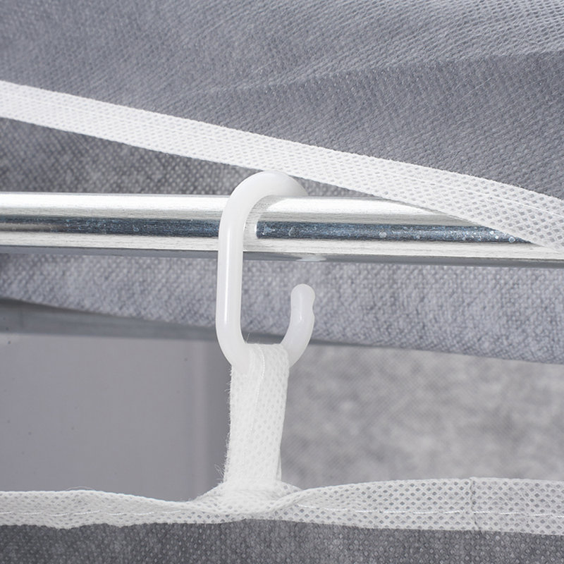 104cm Portable Wardrobe, Grey