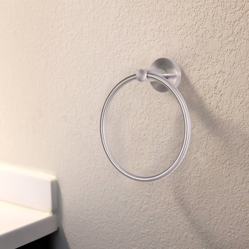 Kelton Towel Ring, Satin Nickel