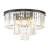 Lizette 6-Light Crystal Chandelier Flush Mount Lighting-777802077