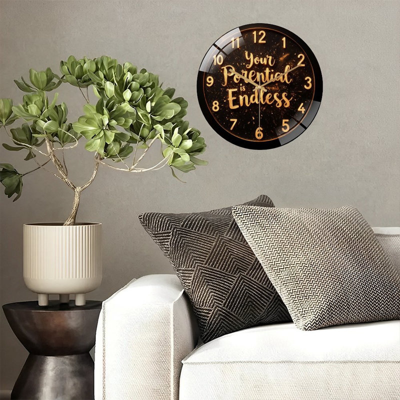 Horloge murale 12 po