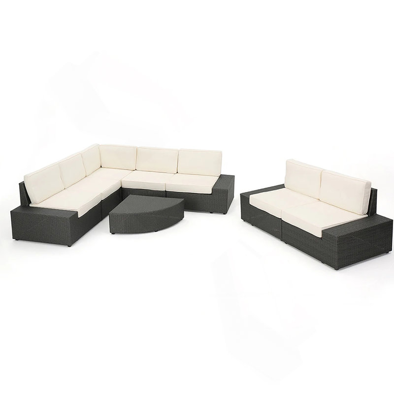Ensemble modulaire d'extérieur 8 pièces Santa Cruz
