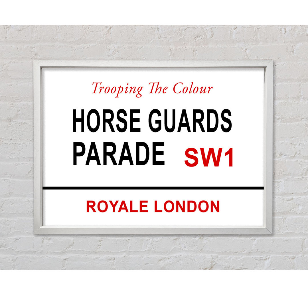 Horse Guards Parade Schilder - Drucken