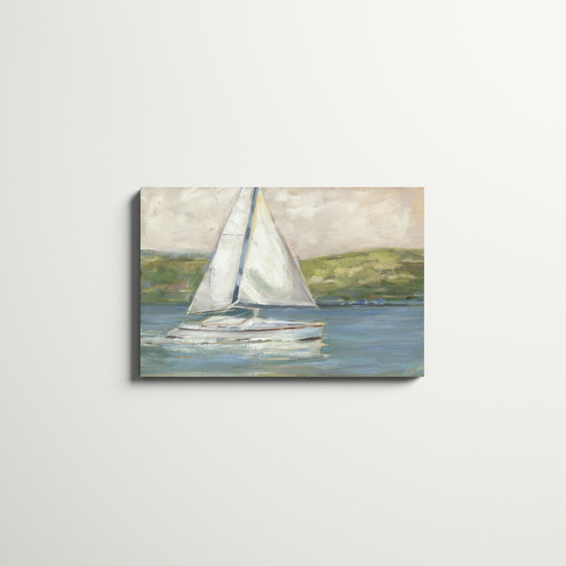 «Off the Coast I», peinture sur toile, H 20 po x l 30 po