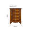 Buffet en bois massif 29,92 po Rayes