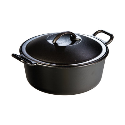 Lodge 3.8L Cast Iron Round Dutch Oven