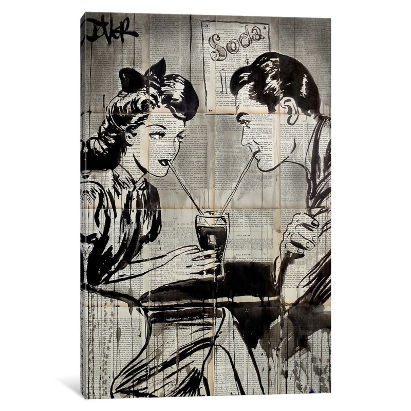 «Soda Pop» par Loui Jover, impression sur toile tendue, H 40 po x l 26 po x P 1,5 po