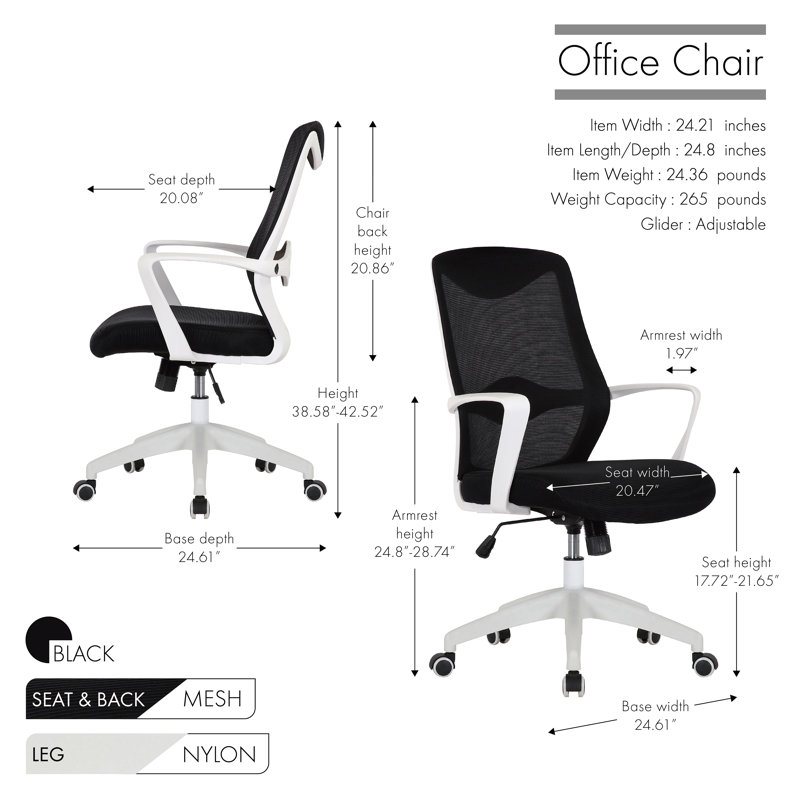 Mesh Office Chair, Black