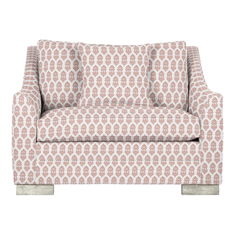 Nicholas Chair And A Half, Wrenn, Perigold Francine Dusty Rose