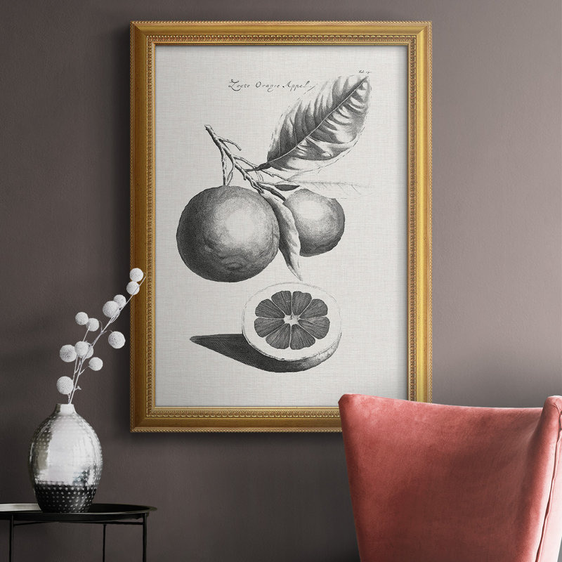 " Antique Lemons & Oranges II ", 20" H x 16" W x 2.5" D