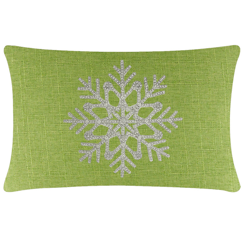 Coussin Sparkles Home | Strass et fausses perles | Rembourrage en plumes | Couleurs personnalisables, Limette