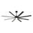 Industrial Ceiling Fan With Light, 8 Aluminum Blades, Dc Motor, Remote & Smart App Control, Dimmable Led, Reversible For Large Rooms-476353974-476353972