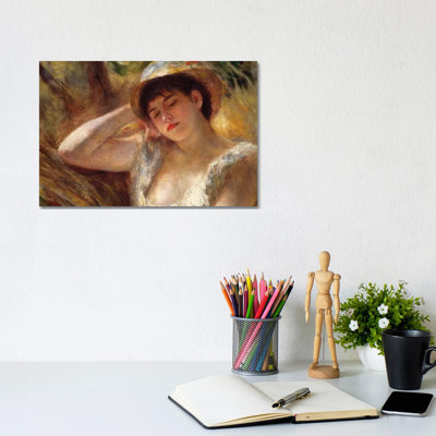 The Sleeper, 1880 by Pierre-Auguste Renoir - Wrapped Canvas Gallery-Wrapped Canvas Giclée