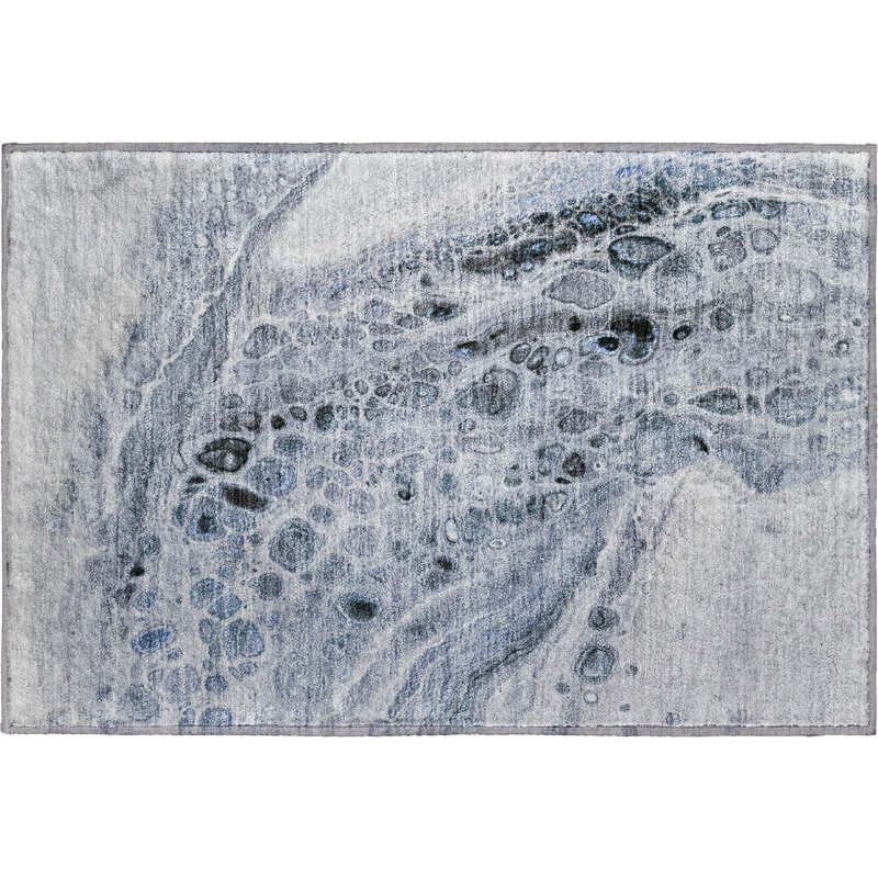 Premium Machine Washable Alaina AMF1934 Abstract Rug, Rectangle 1'8" x 2'6"
