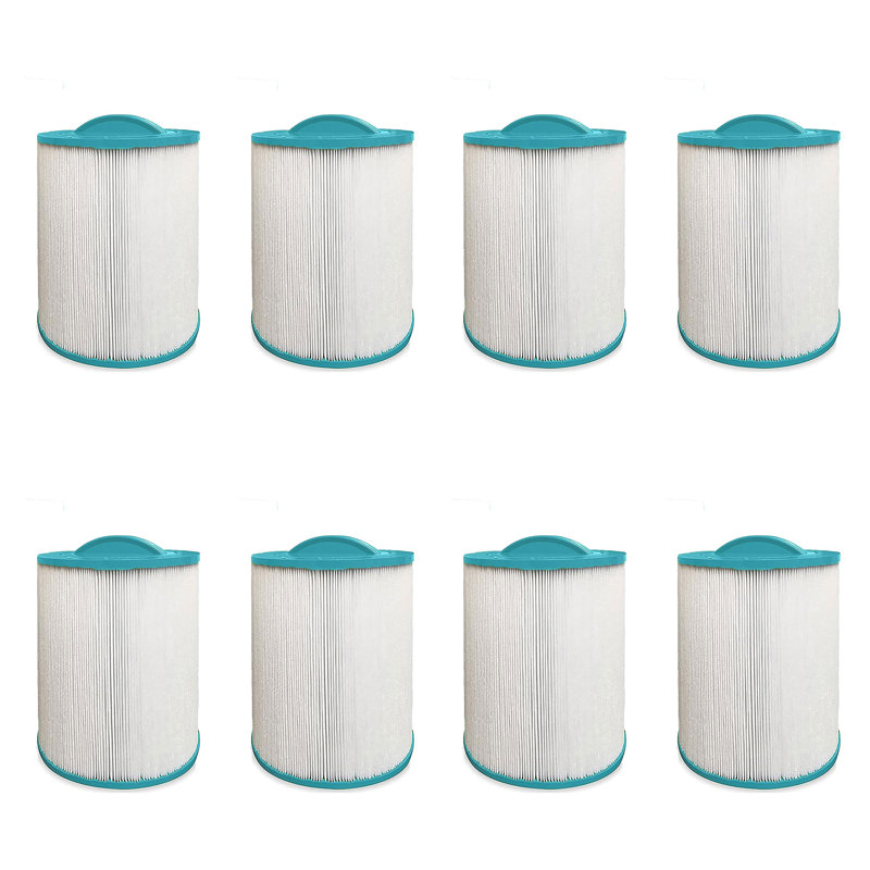 Hurricane Spa Filter Cartridge for Pleatco PAS50SV-F2M & Unicel 6CH-502, 8 Pack