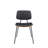 Breajah 18.11 Wide Faux Leather Dinning Side Chair with Metal Frame-1230926842