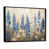 Toile avec cadre flottant noir