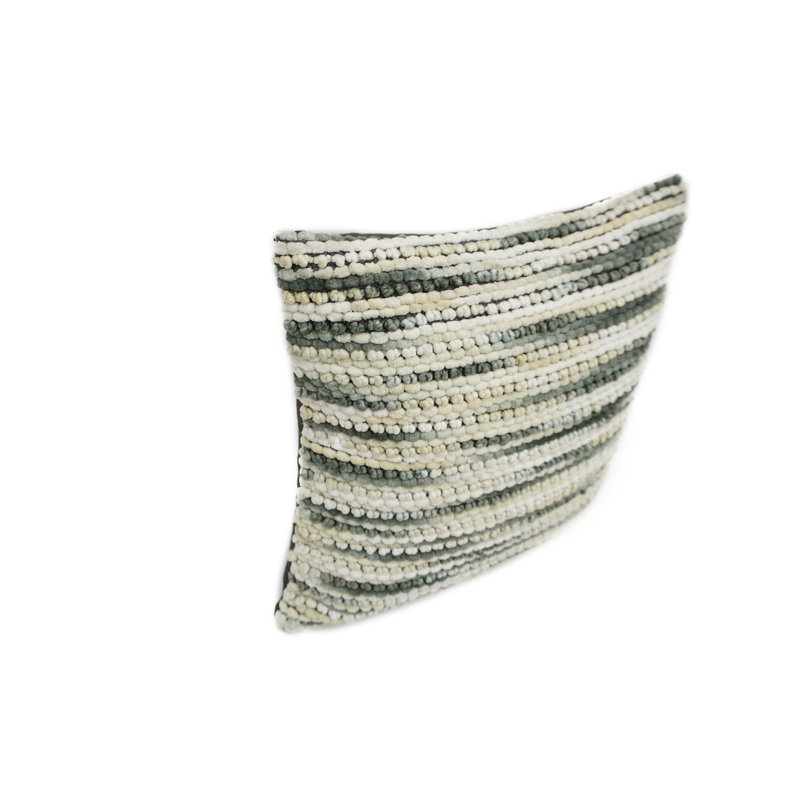 Striped Cotton Throw Pillow