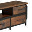 Unfinished TV Stand with Fireplace Included-686590745