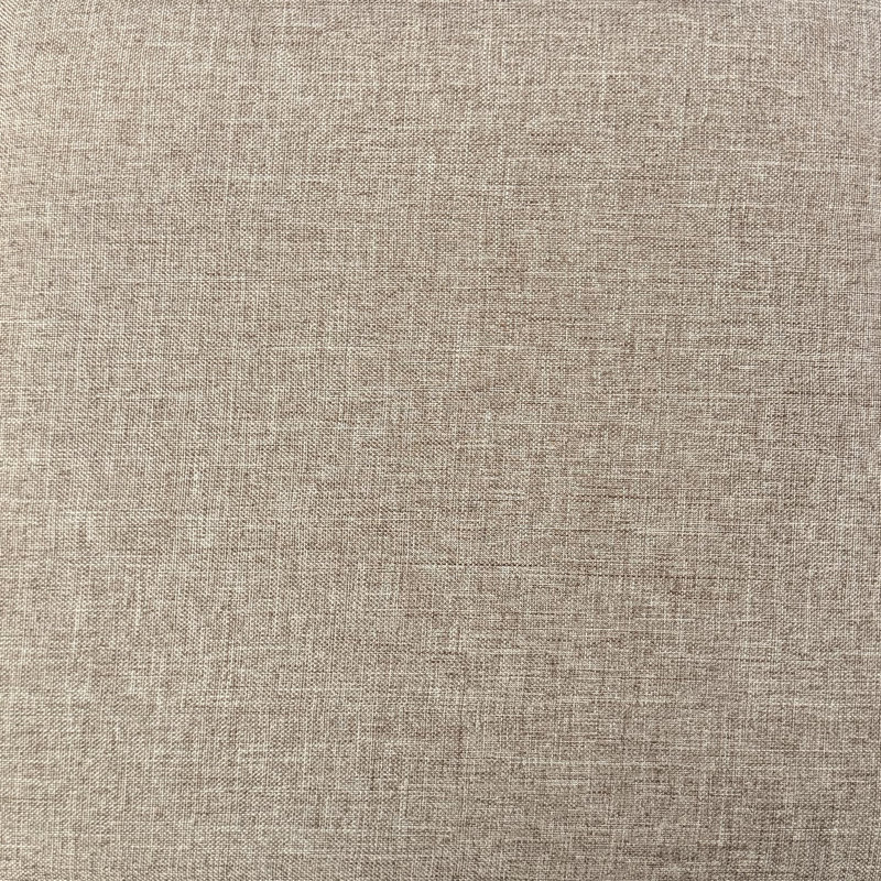 Ensemble de salle à manger rectangulaire 7 pièces 59 pouces Halvorsen, finition chêne sale avec chaises rembourrées en polyester beige foncé, bois d'hévéa massif