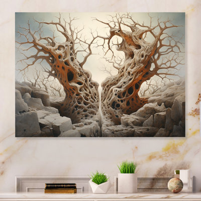 " Twisted Roots Surreal Tree I "