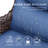 Deb 71" Outdoor Wicker Rattan Patio Sofa With 6" Thick Cushions-905469065