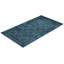 Tapis unique bleu, mauve et orange de 9 pi 2 po x 16 pi 8 po Allegra