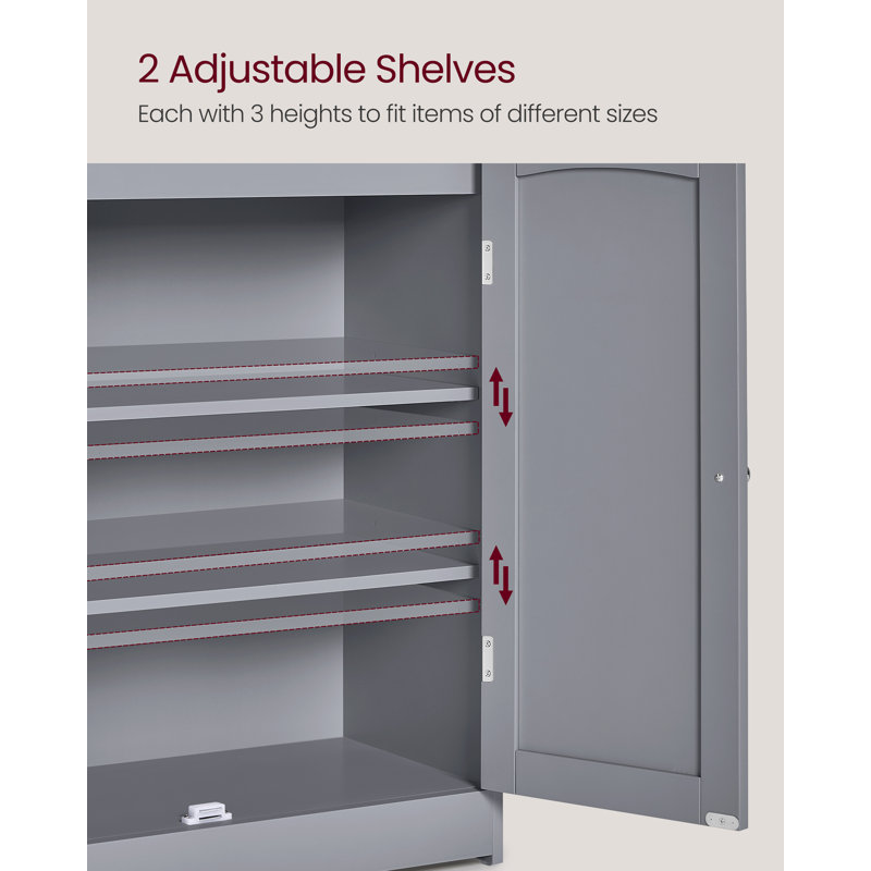 Deloris Freestanding Bathroom Cabinet, Grey