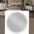 Carena Gray Round Mirror