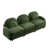 Ours en peluche vert