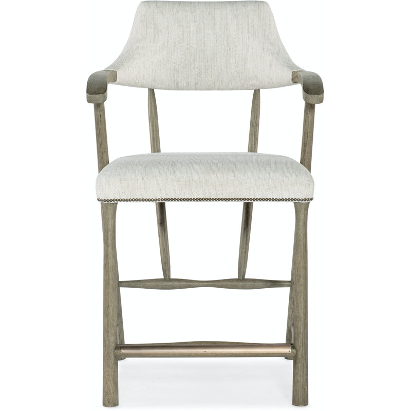 Linville Falls 24" Full-Back Counter Stool, Gray