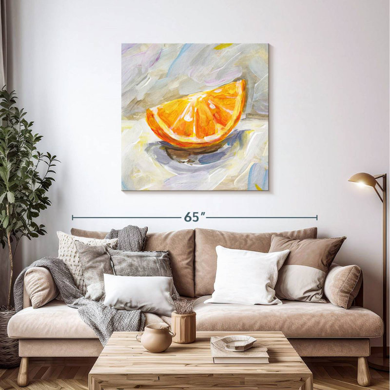 Yarlin Abstract Orange, 39" H x 39" W