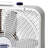 Lasko 20" 3-Speed Weather Shield Performance Box Fan W/ Easy Carry Handle, White
