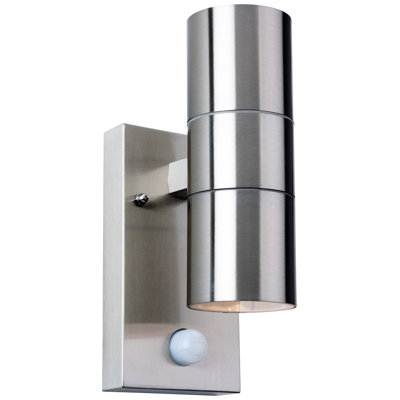 Colt Stainless Steel 2 - Bulb Outdoor Armed Sconce