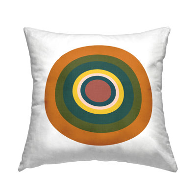  Geometric Polyester Throw Pillow