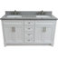 Ensemble de meuble-lavabo double 61 po Muskota